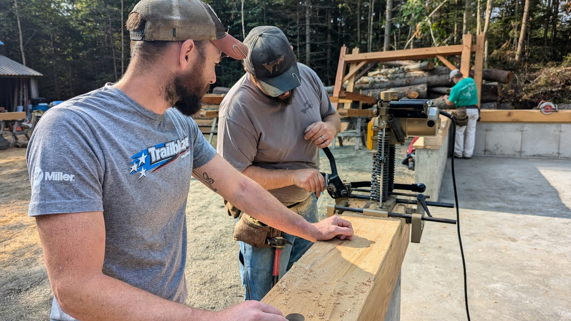 Construction workers on a job site for 1099 subcontractor and employee classification planning